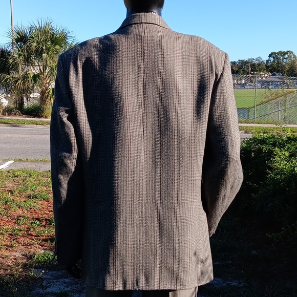 ROBERT ALAN MEN'S (2) BUTTON SILK/WOOL-BLEND LUXURY BLAZER - Picture 13 of 17